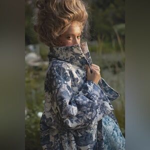 SELKIE The Louie Toile Puffer Jacket